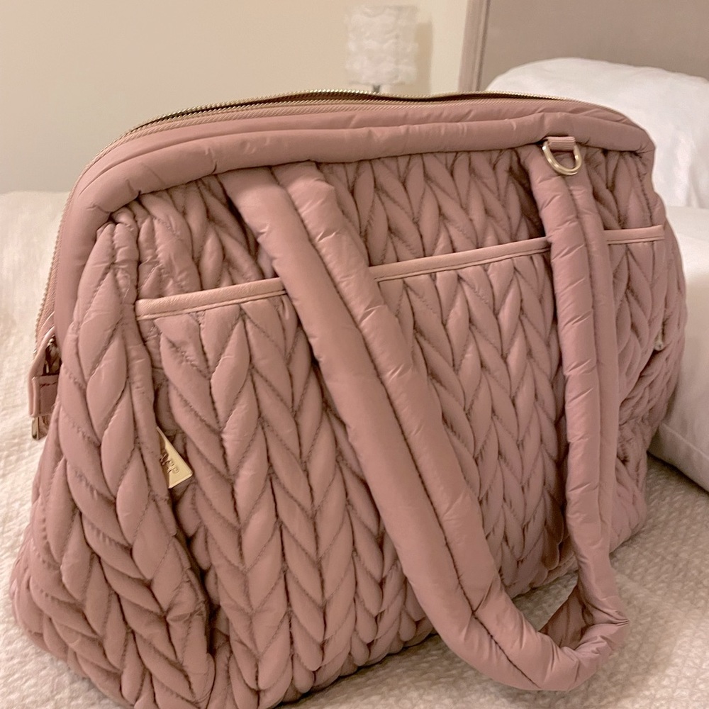 Happ Brand blush pink diaper bag
